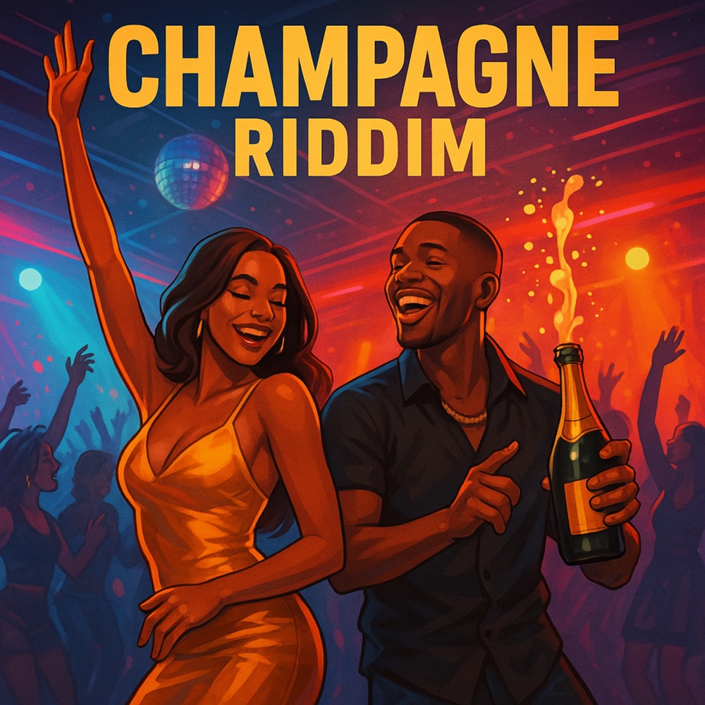 Champagne Riddim (feat. Eniola Olayemi) — official cover artwork