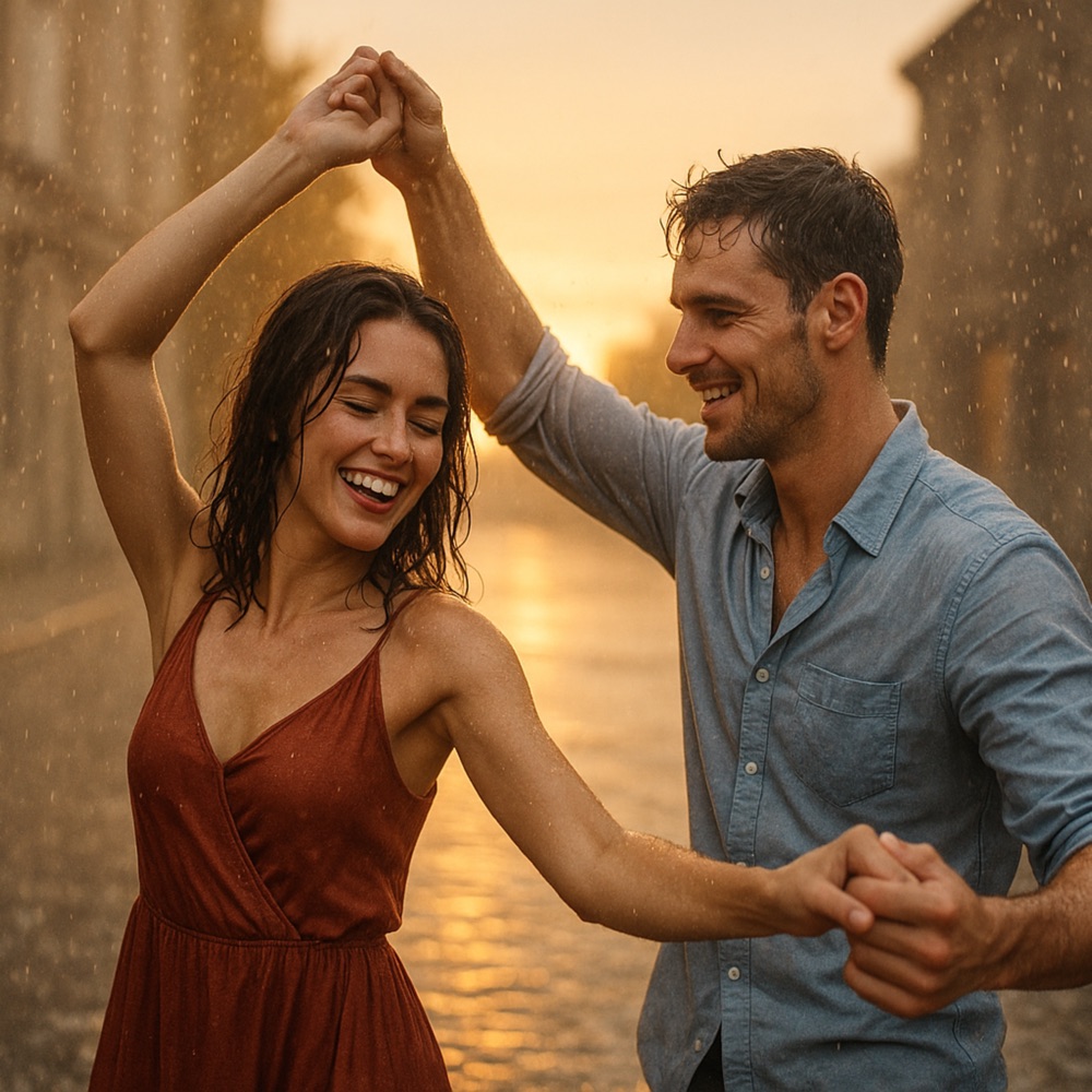 Dance in the rain (feat. Unofficial) — official cover artwork