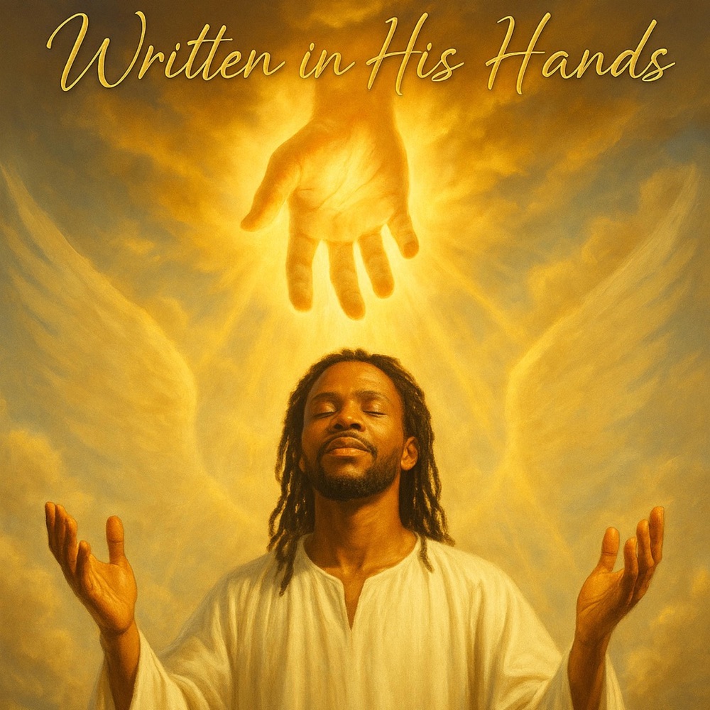 Written in His Hands — official cover artwork