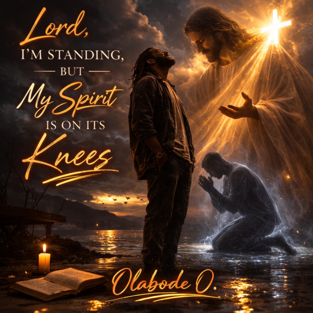 Lord, I’m Standing, But My Spirit Is On Its Knees (feat. Eniola Olayemi) — official cover artwork